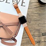 Apple Watch 4 5 6 7 8 Ultra 45mm 44mm 42mm İnci Taşlı Kordon