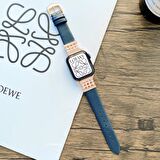 Apple Watch 2 3 4 5 6 7 8 41mm 40mm 38mm İnci Taşlı Kordon