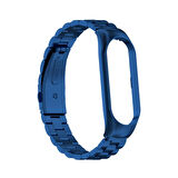 Xiaomi Mi Band 7 Uyumlu Çelik Steel Kordon Kayış