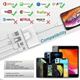 iPhone iPad Lightning Rj45 Gigabit Ethernet Hdmi Usb Şarj Adaptör