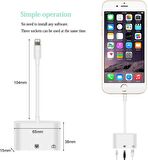iPhone iPad Lightning Gigabit Ethernet Kamera Şarj Adaptörü NK107