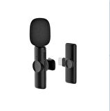 K11 Type-C Android Youtube Tiktok Yayın Kablosuz Yaka Mikrofonu