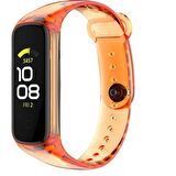 Samsung Galaxy Fit 2 R220 Transparan Şeffaf Silikon Kordon Kayış