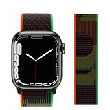 Apple Watch Uyumlu 4 5 6 7 8 Ultra 42mm 44mm 45mm Black Unity Spor Kordon 