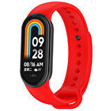Xiaomi Mi Band 8 Mi Band 9 Uyumlu Akıllı Bileklik Silikon Kordon Kayış