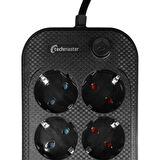 Techmaster 3 Usb Akım Çocuk Korumalı 6lı Priz 2mt Kablo