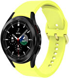 Samsung Galaxy Watch 4 5 6 7 Pro 40 42 43 44 46 47mm Uyumlu Solid Silikon Kordon
