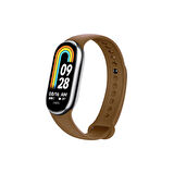 Xiaomi Mi Band 8 Mi Band 9 Uyumlu Akıllı Bileklik Silikon Kordon Kayış