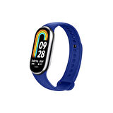 Xiaomi Mi Band 8 Mi Band 9 Uyumlu Akıllı Bileklik Silikon Kordon Kayış