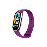 Xiaomi Mi Band 8 Mi Band 9 Uyumlu Akıllı Bileklik Silikon Kordon Kayış