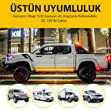 Pick Up Off Road Karavan Suv Yan Basamak Ledi DRL Sinyalli 150cm