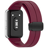 Samsung Galaxy Fit 3 R390 Uyumlu Manyetik Mıknatıslı Band Silikon Kordon Kayış