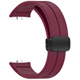 Samsung Galaxy Fit 3 R390 Uyumlu Manyetik Mıknatıslı Band Silikon Kordon Kayış