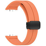 Samsung Galaxy Fit 3 R390 Uyumlu Manyetik Mıknatıslı Band Silikon Kordon Kayış