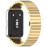 Samsung Galaxy Fit 3 R390 Uyumlu Metal Baklalı Çelik Kordon Kayış