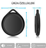 AirTag iOS iPhone iPad Mac Uyumlu Akıllı Gps Takip Cihazı İzleme Eşya Bulucu