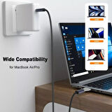 Type-C to Magsafe 3 140W a Kadar Destekli Şarj Çevirici Adaptör