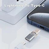 Lightning To Type C Pd Destekli Hızlı Şarj Çevirici Adaptör JH-115