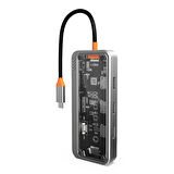 Type-C Audio Pd HDMI Vga Rj-45 Ethernet SD TF 3X Usb 3.0 Hub Çevirici SW10V