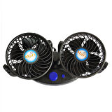Araç Araba Otomobil 2 li Vantilatör Fan Pervane Soğutucu 12V X816