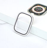 Apple Watch Ultra 49mm Uyumlu Metal Çerçeveli Ekran Koruyucu