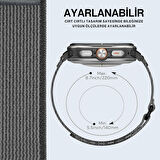 Samsung Galaxy Watch 7 Ultra 47mm Uyumlu Orijinal Pim Woven Örgü Naylon Kordon