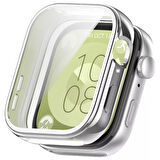 Huawei Watch Fit 3 Uyumlu Kasa Ekran Koruyucu 360 Tam Koruma Kılıf Kapak