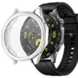 Huawei Watch Gt4 46mm Uyumlu Kasa Ekran Koruyucu 360 Tam Koruma Kılıf Kapak
