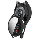Samsung Galaxy Watch 7 44mm Uyumlu Kasa Ekran Koruyucu 360 Tam Koruma Kılıf Kapak