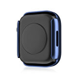 Apple Watch 6 7 8 9 40mm 41mm Uyumlu Rubber Kasa Ekran Koruyucu 360 Kılıf Kapak