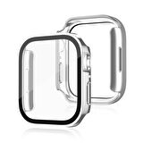 Apple Watch 6 7 8 9 40mm 41mm Uyumlu Rubber Kasa Ekran Koruyucu 360 Kılıf Kapak