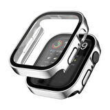 Apple Watch 6 7 8 9 40mm 41mm Uyumlu Rubber Kasa Ekran Koruyucu 360 Kılıf Kapak