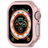 Apple Watch 10. Nesil 42mm Uyumlu Rubber Sert Plastik Koruma Kasa Kılıfı