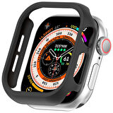 Apple Watch 10. Nesil 46mm Uyumlu Rubber Sert Plastik Koruma Kasa Kılıfı