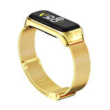 Samsung Galaxy Fit 2 R220 Uyumlu Metal Hasır Tokalı Kordon Kayış