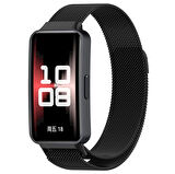 Huawei Band 8 Huawei Band 9 Uyumlu Metal Hasır Manyetik Kordon Kayış