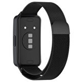 Huawei Band 8 Huawei Band 9 Uyumlu Metal Hasır Manyetik Kordon Kayış