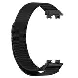 Huawei Band 8 Huawei Band 9 Uyumlu Metal Hasır Manyetik Kordon Kayış