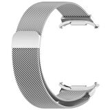 Samsung Galaxy Watch 7 Ultra Uyumlu Metal Hasır Manyetik Kordon Kayış