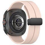 Samsung Galaxy Watch 7 Ultra 47mm Uyumlu Manyetik Mıknatıslı Band Silikon Kordon Kayış