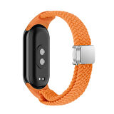 Xiaomi Mi Band 8 Mi Band 9 Uyumlu Manyetik Mıknatıslı Band Örgü Kordon Kayış