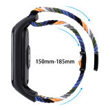 Xiaomi Mi Band 8 Mi Band 9 Uyumlu Manyetik Mıknatıslı Band Örgü Kordon Kayış