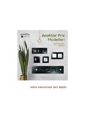 Asfir Schneider Asfora Serisi Alüminyum Onyx Dikey Üçlü Çerçeve ALG313-71 Modeli