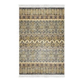 Dekoreko Kaymaz Taban Djt Banyo Halısı Yıldız Deri Saçaklı İskandinav 1700