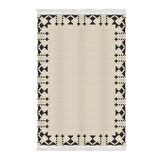 Dekoreko Kaymaz Taban Djt Banyo Halısı Yıldız Deri Saçaklı Modern 1945