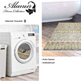 Dekoreko Kaymaz Taban Djt Banyo Halısı Star Pamuk Saçaklı İskandinav 1700