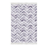 Dekoreko Kaymaz Taban Djt Banyo Halısı Star Pamuk Saçaklı İskandinav F5124