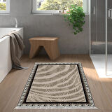 Dekoreko Kaymaz Taban Djt Banyo Halısı Star Pamuk Saçaklı Modern 1912