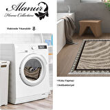 Dekoreko Kaymaz Taban Djt Banyo Halısı Star Pamuk Saçaklı Modern 1912