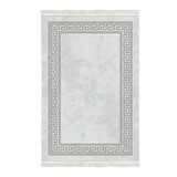 Dekoreko Kaymaz Taban Djt Banyo Halısı Star Pamuk Saçaklı Modern 626M